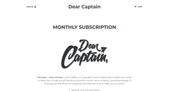 Desktop Screenshot of dearcaptain.com