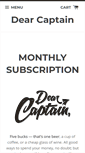 Mobile Screenshot of dearcaptain.com